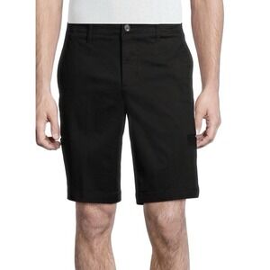 George Men's GE Tech Cargo Shorts, 10" Inseam, Size 32 Stretch Navy Blue New